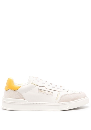 Manuel Ritz panelled leather sneakers - White