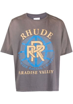RHUDE Paradise Valley cotton T-shirt - Grey