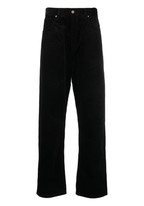 Société Anonyme Baggys corduroy straight-leg trousers - Black
