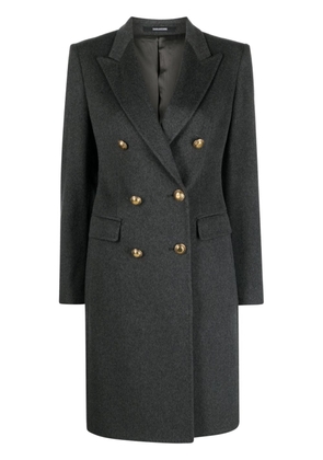 Tagliatore double-breasted wool coat - Blue