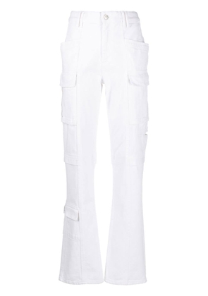 ISABEL MARANT Vokayo cargo straight-leg jeans - White