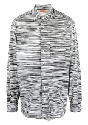 Missoni abstract-print cotton shirt - Black