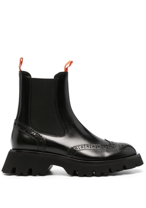 Santoni 45mm leather Chelsea boots - Black