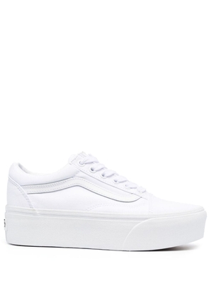 Vans logo-patch low-top sneakers - White