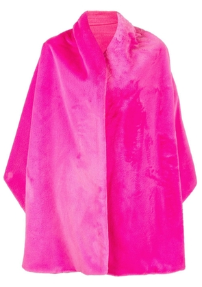 STYLAND textured cape-style jacket - Pink