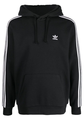 adidas 3-Stripe drawstring hoodie - Black
