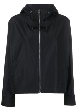 Yves Salomon zip-up hooded jacket - Blue