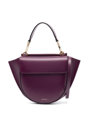 Wandler Hortensia leather tote bag - Purple