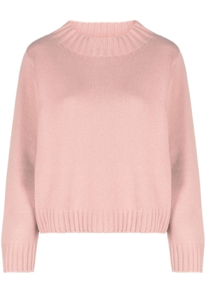 Fabiana Filippi mock-neck wool-blend jumper - Pink
