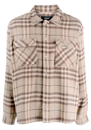 Represent plaid-check pattern shirt - Neutrals