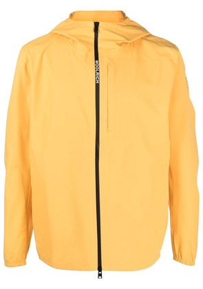 Woolrich logo-print hooded jacket - Yellow