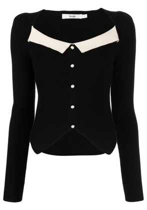 b+ab button-embellished jumper - Black