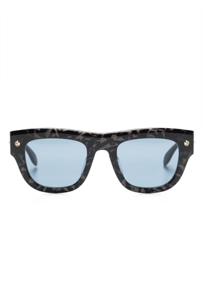 Alexander McQueen tinted tortoiseshell sunglasses - Black