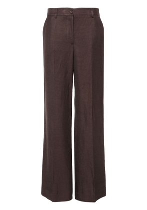 P.A.R.O.S.H. tailored wide-leg trousers - Brown