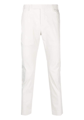 PT Torino feather-detail tapered-leg trousers - Neutrals