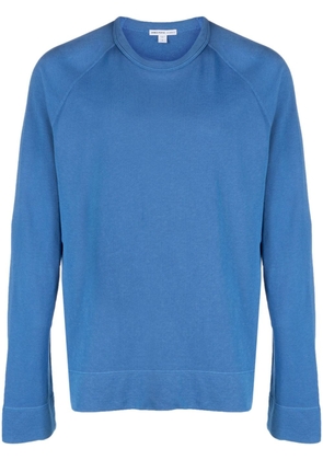 James Perse crew-neck pullover sweatshirt - Blue