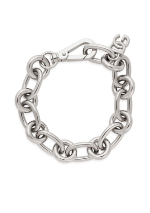 Dolce & Gabbana DG logo charm chain bracelet - Silver