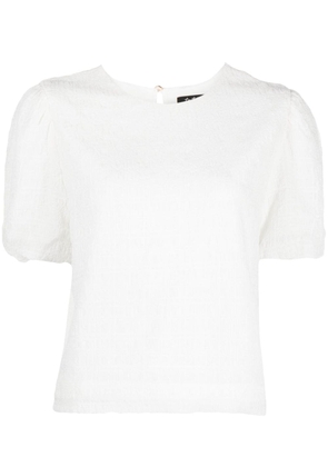 tout a coup smocked-effect T-shirt - White