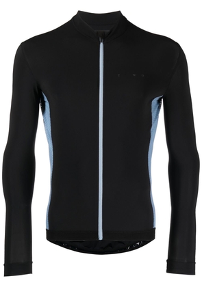 There Was One long-sleeved zip-up cycling top - Black