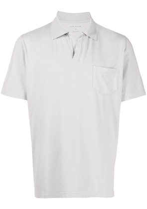 Sease short-sleeve cotton polo shirt - Grey