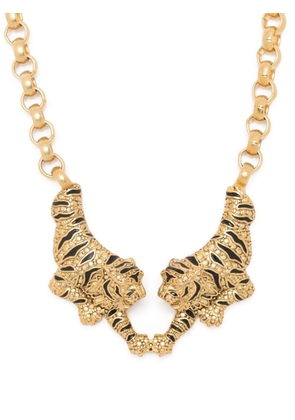 Roberto Cavalli Roar tiger-pendant necklace - Gold