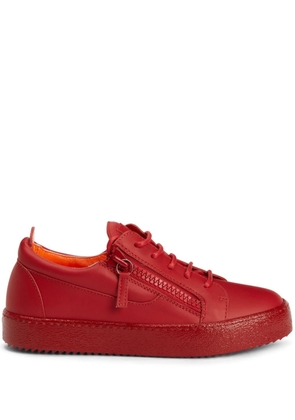 Giuseppe Zanotti Nicki zip-detail sneakers - Red