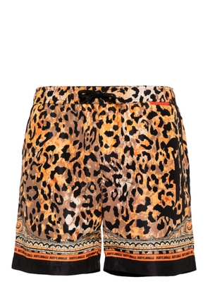 Just Cavalli tiger-print swim shorts - Orange