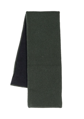 N.Peal two-tone cashmere scarf - Green