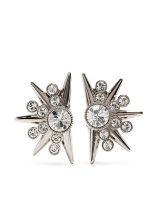 Rabanne crystal-embellished stud earrings - Silver