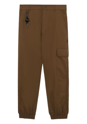 izzue hook-attachment stretch-cotton trousers - Neutrals