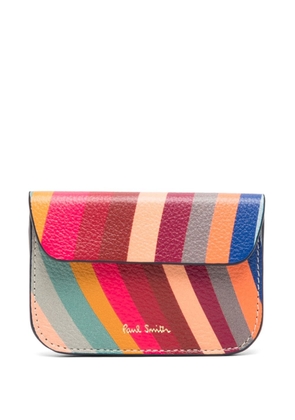 Paul Smith striped leather wallet - Multicolour