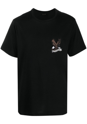 Billionaire crest-logo crew-neck T-shirt - Black