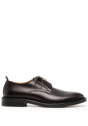 Paul Smith Silva leather Derby shoes - Brown