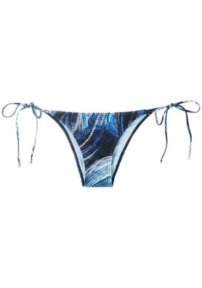 Lygia & Nanny Thai print bikini bottoms - Blue