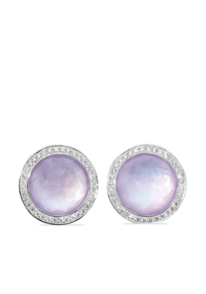 IPPOLITA sterling silver Lollipop® amethyst diamond stud earrings