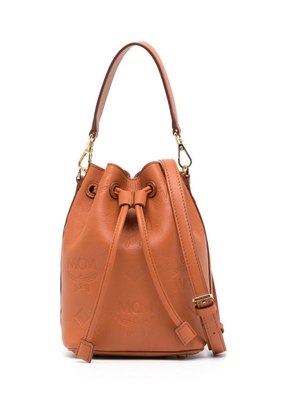 MCM mini Dessau Monogram leather bag - Brown