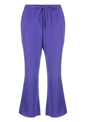 Merci high-waist trousers - Purple