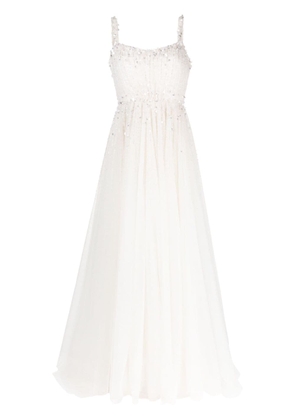 Jenny Packham Astrid embellished-tulle bridal gown - White