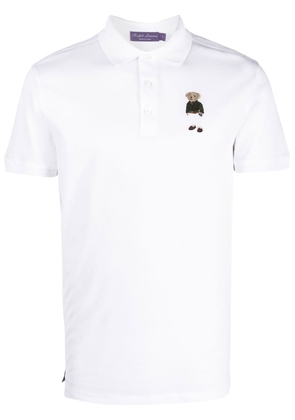 Ralph Lauren Purple Label Polo Bear motif polo shirt - White