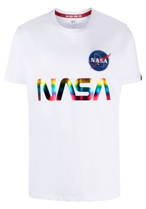 Alpha Industries NASA cotton T-shirt - White