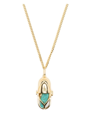 Capsule Eleven Capsule Turquoise pendant necklace - Gold