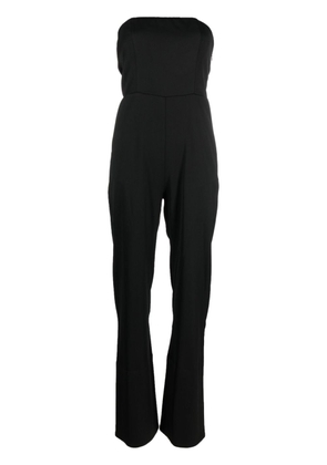 Semicouture fitted strapless jumpsuit - Black
