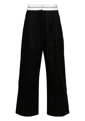 Société Anonyme pleated wide-leg trousers - Black