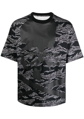 Mastermind World camouflage-print short-sleeved T-shirt - Black