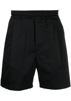Low Brand contrast-stripe running shorts - Black