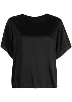 Transit panelled short-sleeved T-shirt - Black