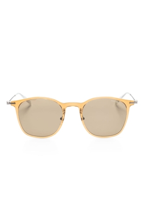 Montblanc round-frame tinted sunglasses - Orange