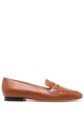 Bally Obrien embellished leather loafers - Brown