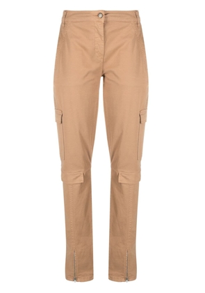 Semicouture button-up tapered trousers - Neutrals