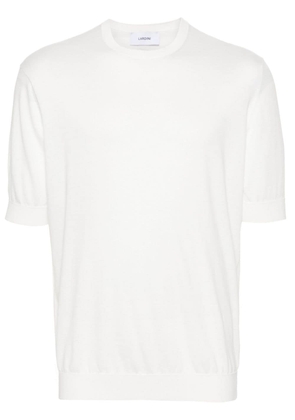 Lardini short-sleeve knitted T-shirt - Neutrals